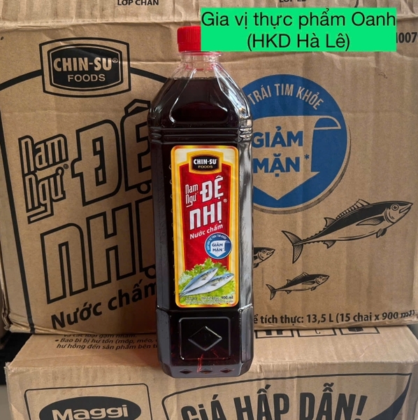(Thùng 15) Nước mắm Nam Ngư (900ml)