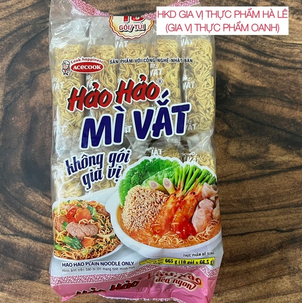 Mì vắt không gia vị Hảo Hảo (10*6 lốc)