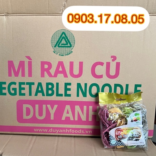 (Thùng 50) Mì rau củ thập cẩm (200g)-LE BROTHERS