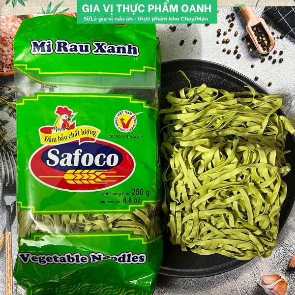 Mì rau xanh (250gr) Safoco