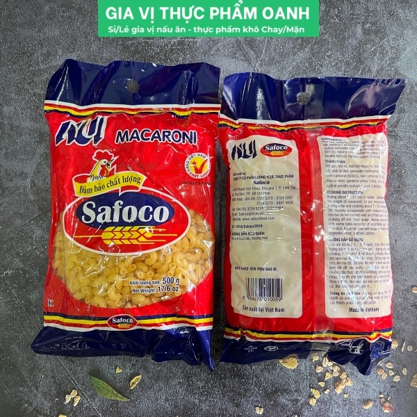 (Thùng 18) Nui tôm khô(500gr) Safoco