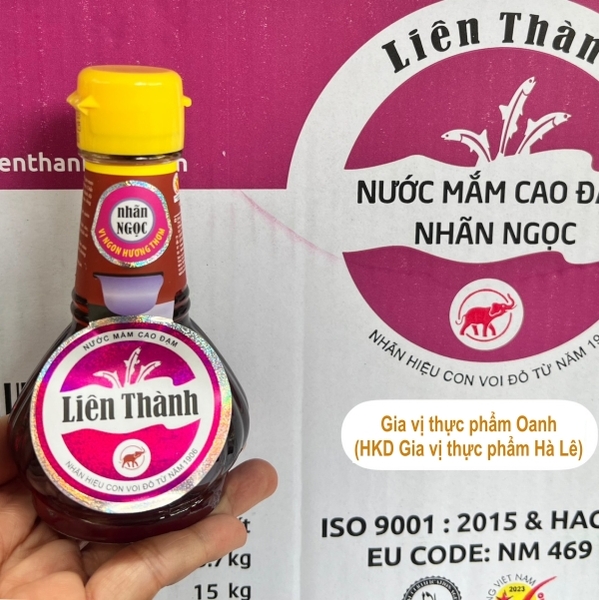 [60% CỐT NHĨ CÁ CƠM] Nước mắm Liên Thành nhãn ngọc (chai 150ml)- 0903170805