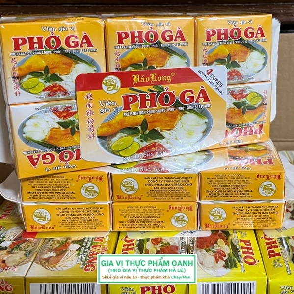 Viên gia vị PHỞ GÀ Bảo Long (75gr)