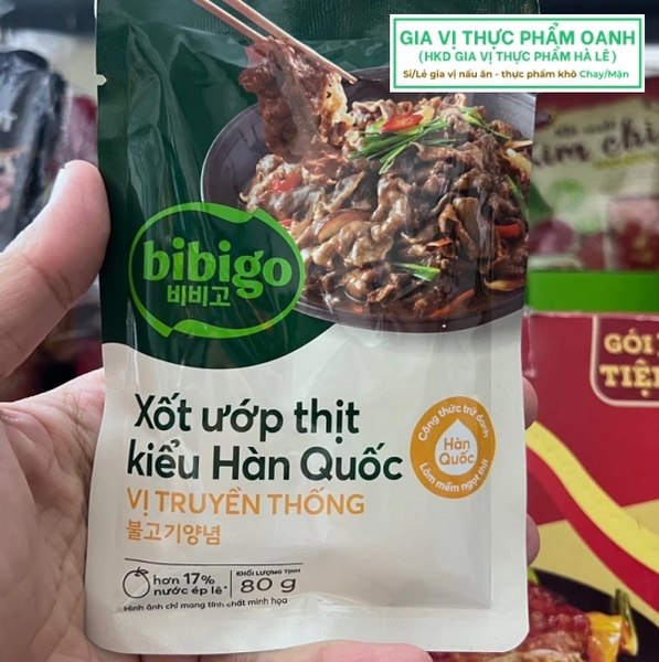 CJ Bibigo Xốt ướp thịt Bulgogi - Vị mặn ngọt 80 gr