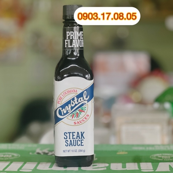 (Thùng 12) SỐT STEAK 284G - CRYSTAL