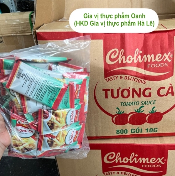 (Thùng 800) Tương cà gói 10g-Cholimex