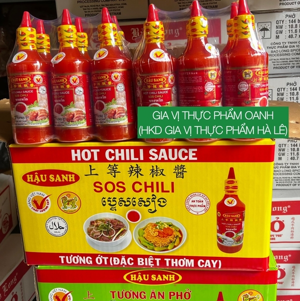 (Thùng 24) Tương ớt phở Hậu Sanh (500gr)
