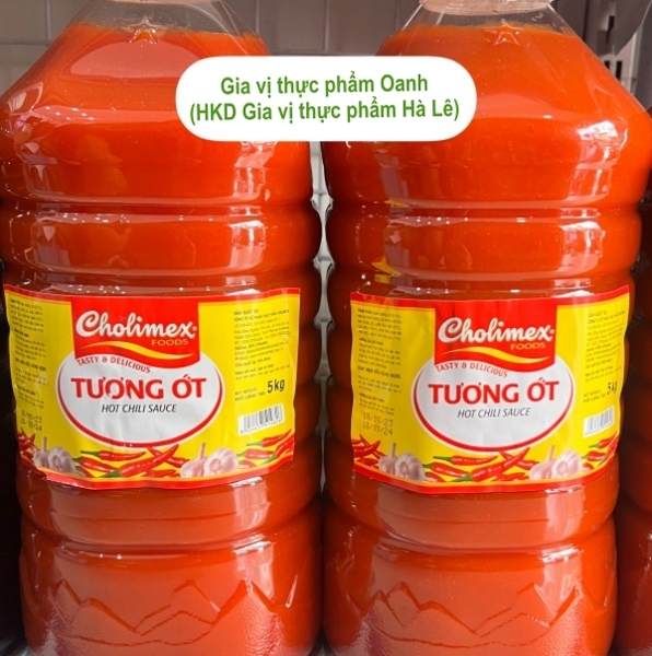 (Thùng 3) Tương ớt 5kg-Cholimex