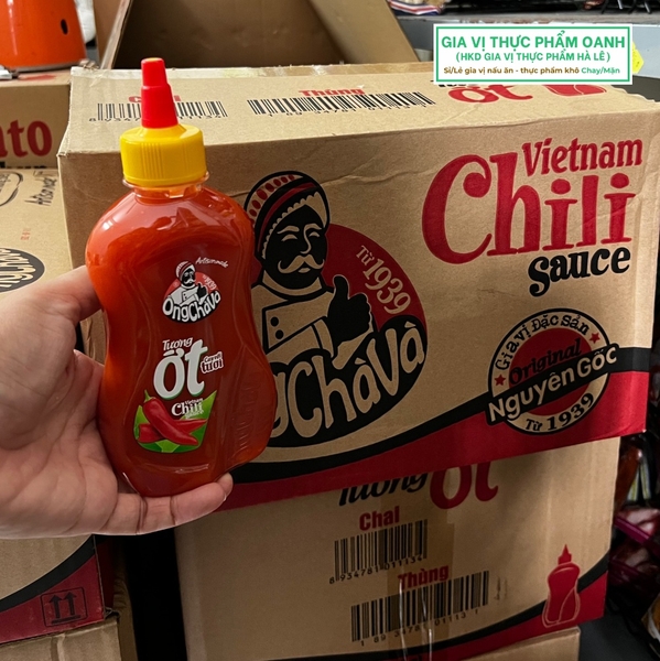 (Thùng 24) Tương ớt dẹp 280gr Ông Chà Và