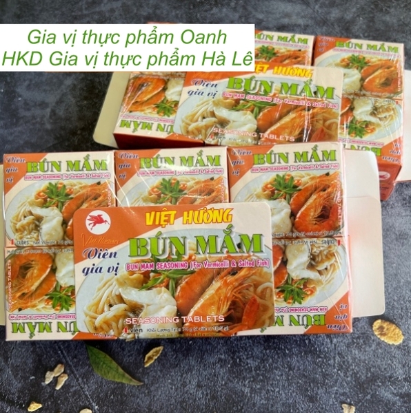 Viên gia vị BÚN MẮM Việt Hương (Lốc 12)- 0903170805