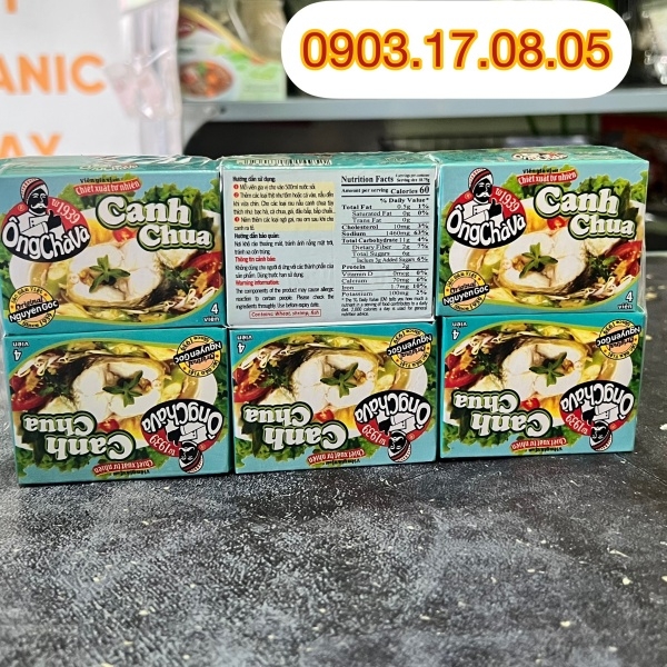 (Thùng 144) Viên gia vị canh chua 75gr-Ông Chà Và