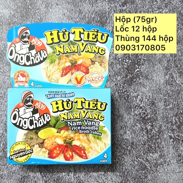 (Thùng 144) Viên gia vị Hũ tiếu nam vang 75gr-Ông Chà Và