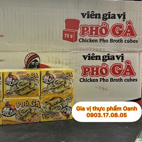(Thùng 144) Viên gia vị phở gà 75gr-Ông Chà Và