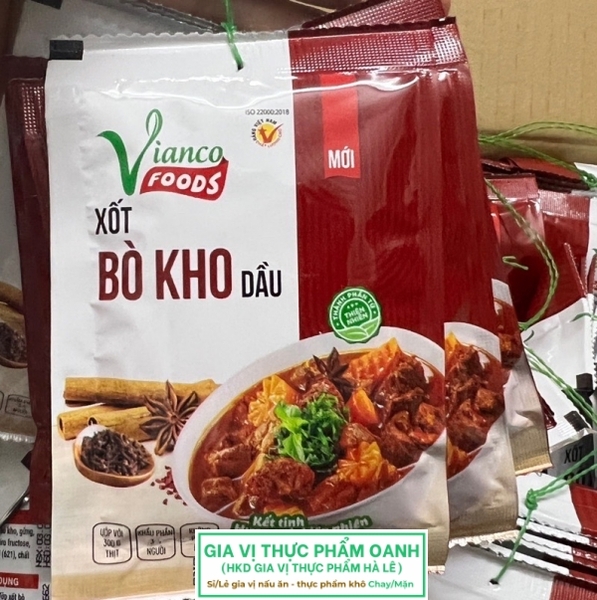Xốt bò kho Vianco (gói 18gr)