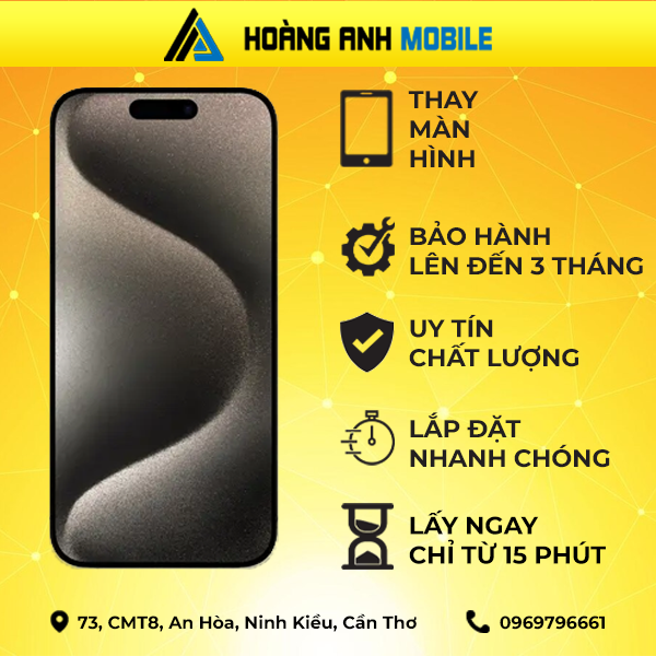 Thay màn hình iPhone 15 Pro