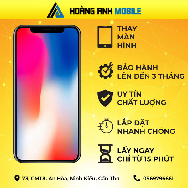 Thay màn hình iPhone X