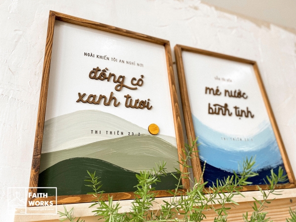 Green pasture | Joshua chữ nhật