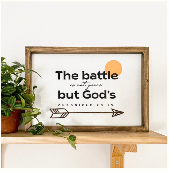 The battle is not your but God's [Chronicle 20:15]