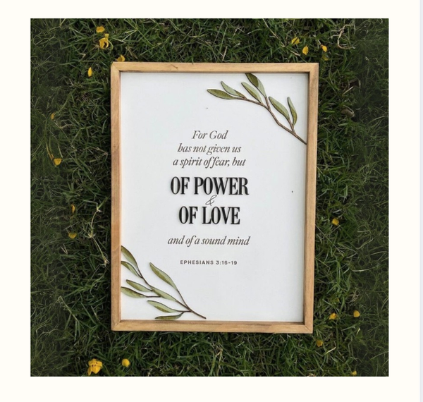 Of power and of love [Ephesians 3:16-19]