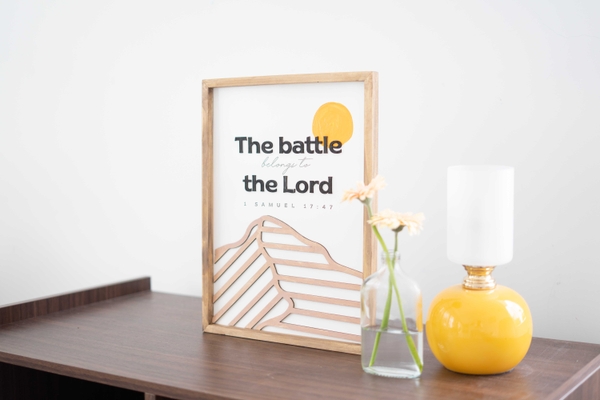 The battle belongs to the Lord [1 Samuel 17:47]