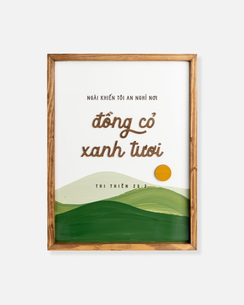 Đồng cỏ xanh tươi [Thi thiên 23:2-3]