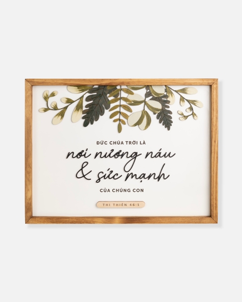 Đức Chúa Trời là nơi nương náu và sức mạnh [Thi Thiên 46:1]