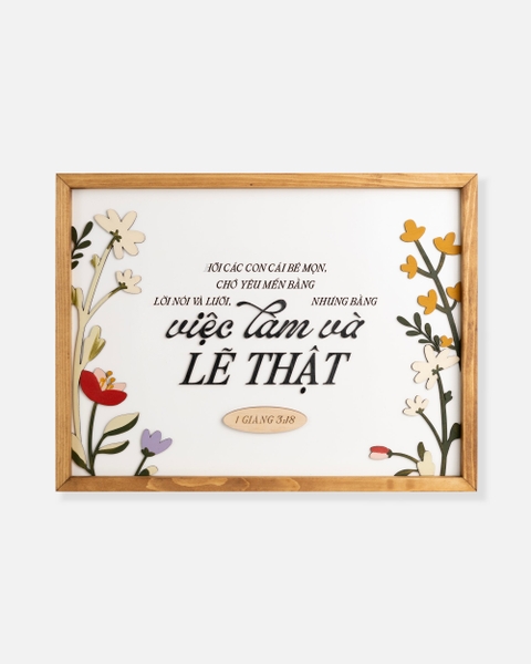 Việc làm và lẽ thật [I Giăng 3:18]