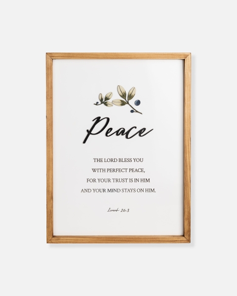 Peace [Isaiah 26:3]