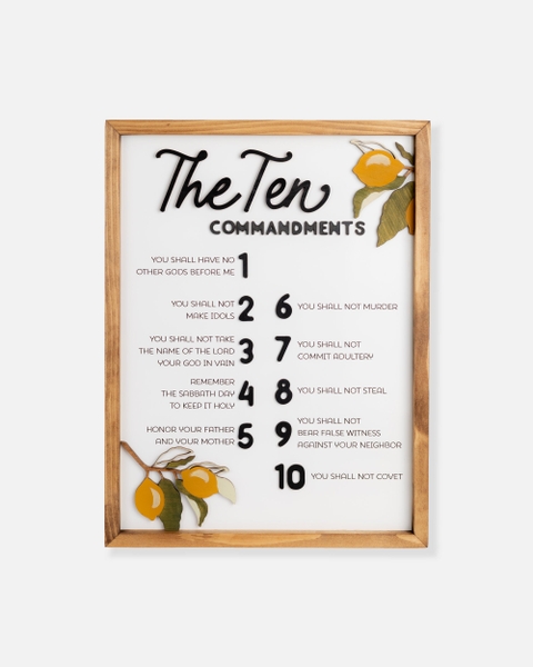 The Ten commandments