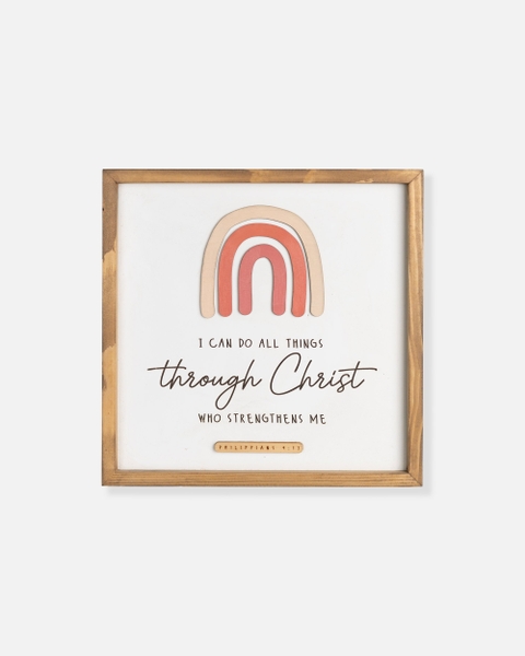 I can do all thing through Christ [Philippians 4:13]
