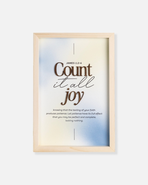 Count it all joy [James 1:2-4]