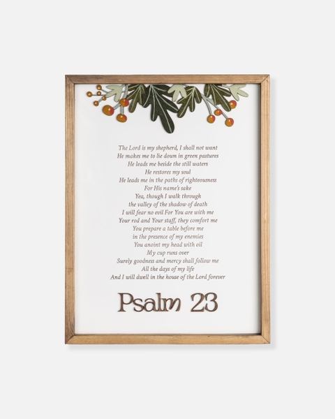 The Lord is my shepherd [Psalm 23]