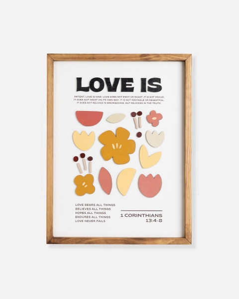 Love is [I Corinthians 13:4-8]