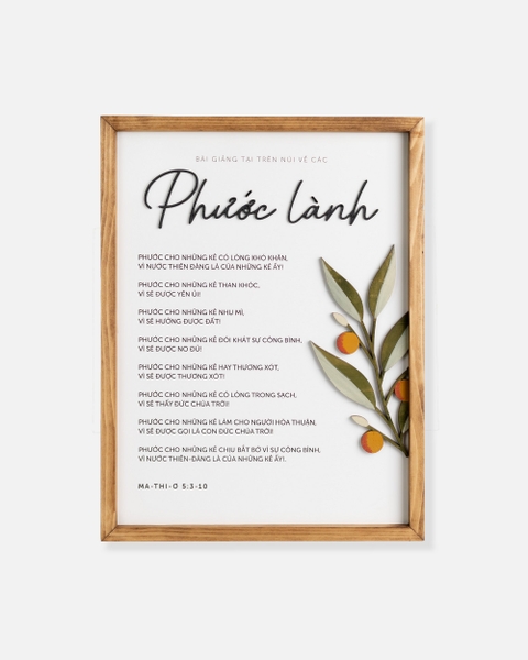Các phước lành [Ma-thi-ơ 5:3-10]