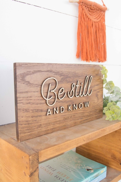 Be Still and know - GRACE Chữ nhật S