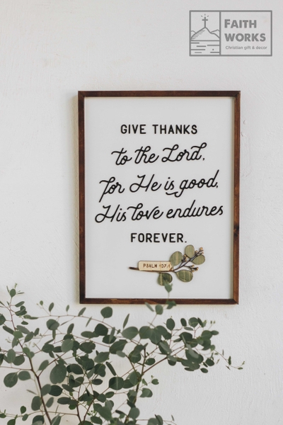 Give thanks [Psalm 107:4]