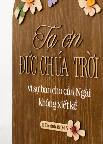 Tạ ơn Đức Chúa Trời vì sự ban cho của Ngài không xiết kể [II Cô-rinh-tô 9:15]
