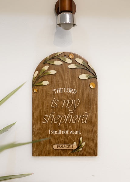 The Lord is my shepherd [Psalms 23:1]