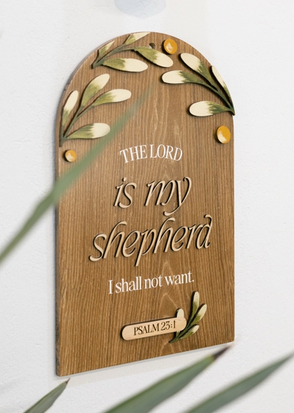 The Lord is my shepherd [Psalms 23:1]