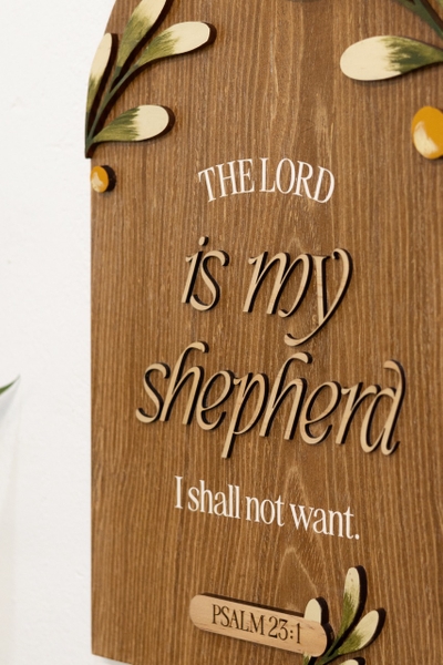The Lord is my shepherd [Psalms 23:1]