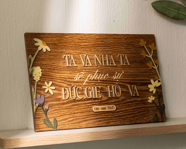 Ta và nhà ta sẽ phục sự Đức-Giê-ho-va [Giô-suê 24:15]