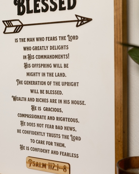 Blessed is the man [Psalm 112:1-8]