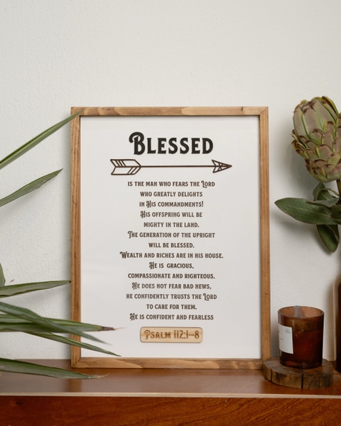 Blessed is the man [Psalm 112:1-8]