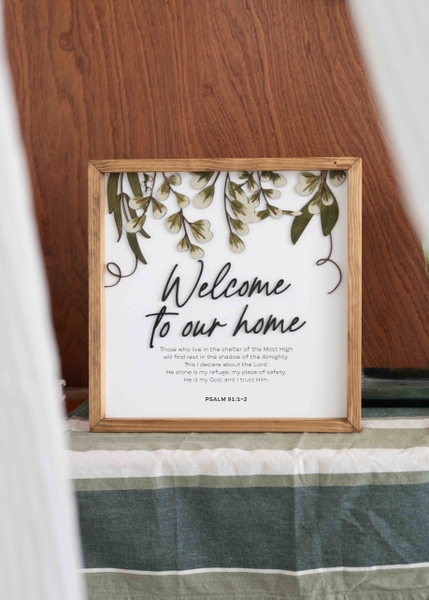 Welcome To Our Home - {Psalm 91:1-2}