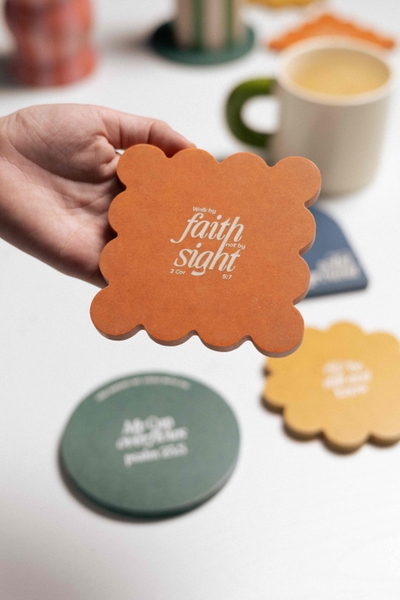 Walk by faith - Coaster