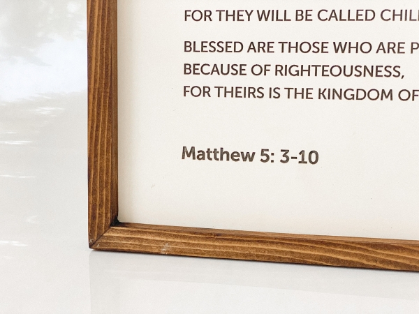 Beatitude  | Joshua chữ nhật