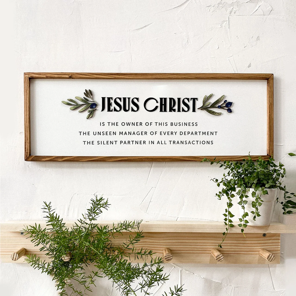 Jesus Christ is the head of this house