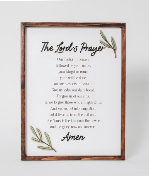 Mistletoe Leaf (The Lord's Prayer)