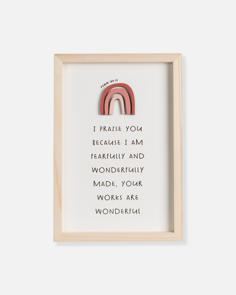 Fearfully and wonderfully (Pink)