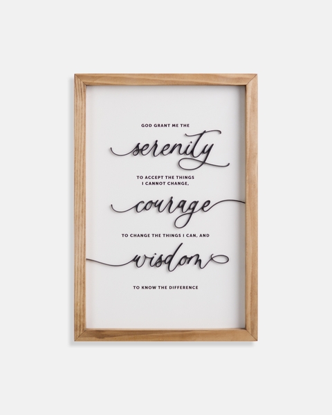the serenity prayer